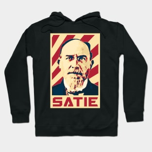 Eric Satie Retro Propaganda Hoodie